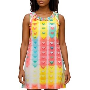 Madison Paige Multi Colors Dress. Sz M